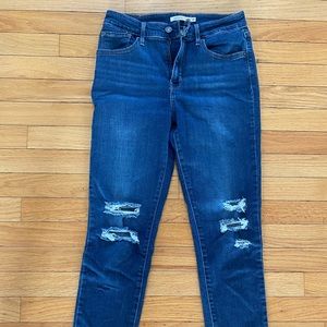 Levi high rise skinny jeans